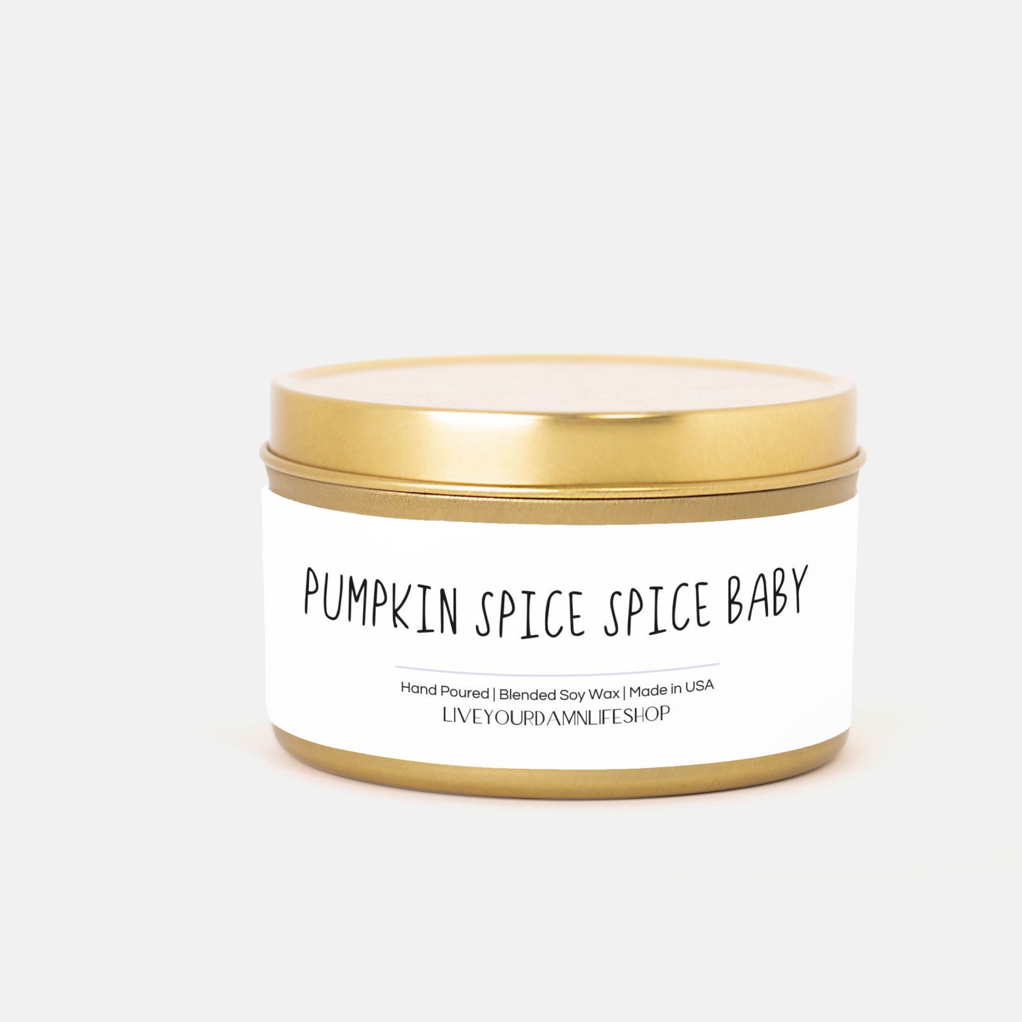 Pumpkin Spice Spice Baby Candle Tin 8oz