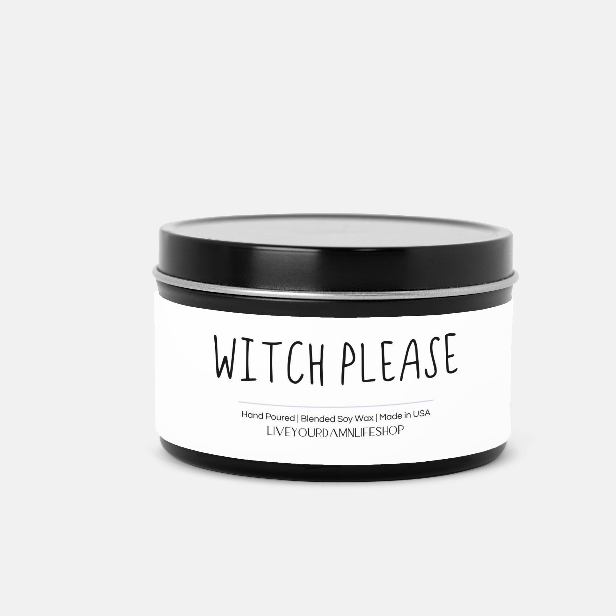 Witch Please Candle Tin 8oz
