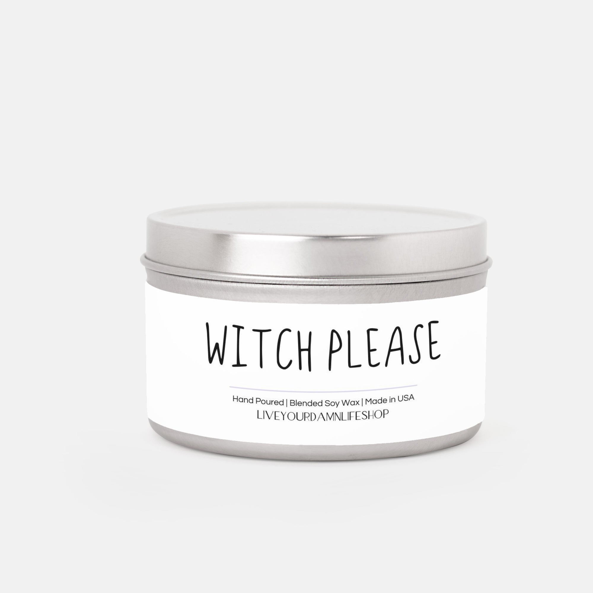 Witch Please Candle Tin 8oz
