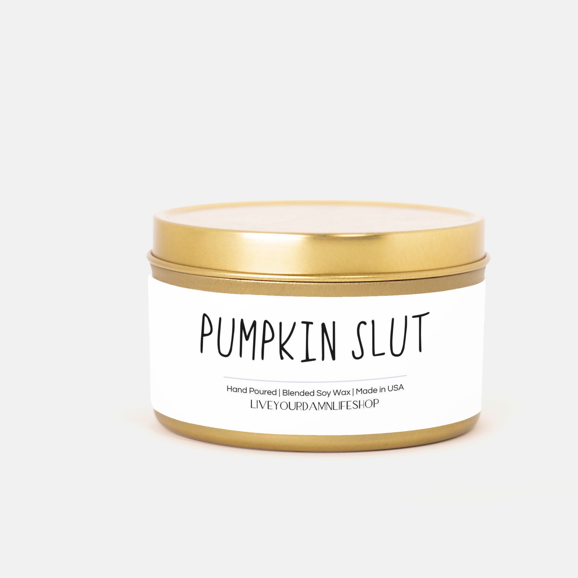 Pumpkin Slut Candle Tin 8oz