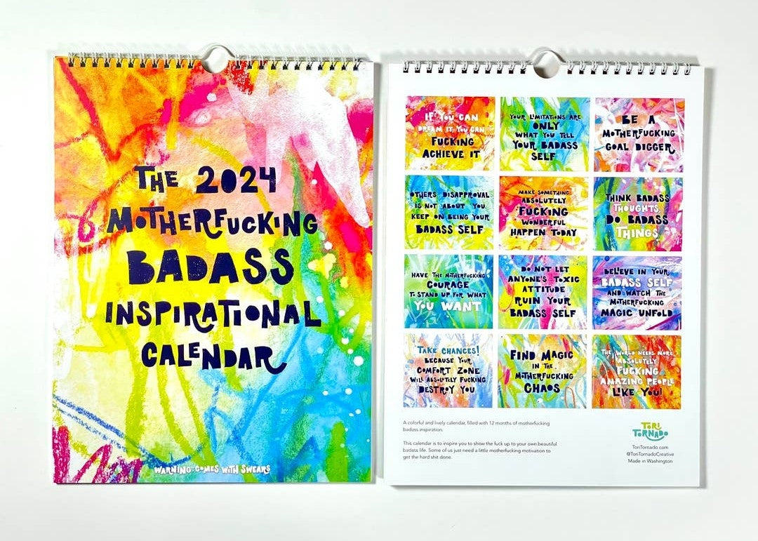 The 2024 Motherfucking Badass Inspirational Calendar
