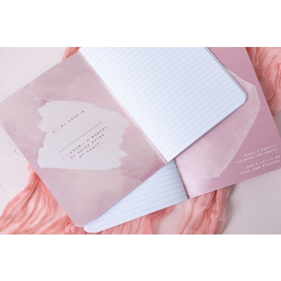 Stop Fueling Your Fears, Rose -  Inspirational Notebook,