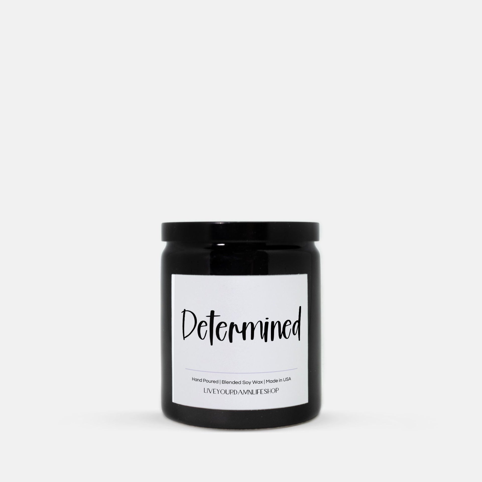 Determined Word of the Year Ceramic Candle