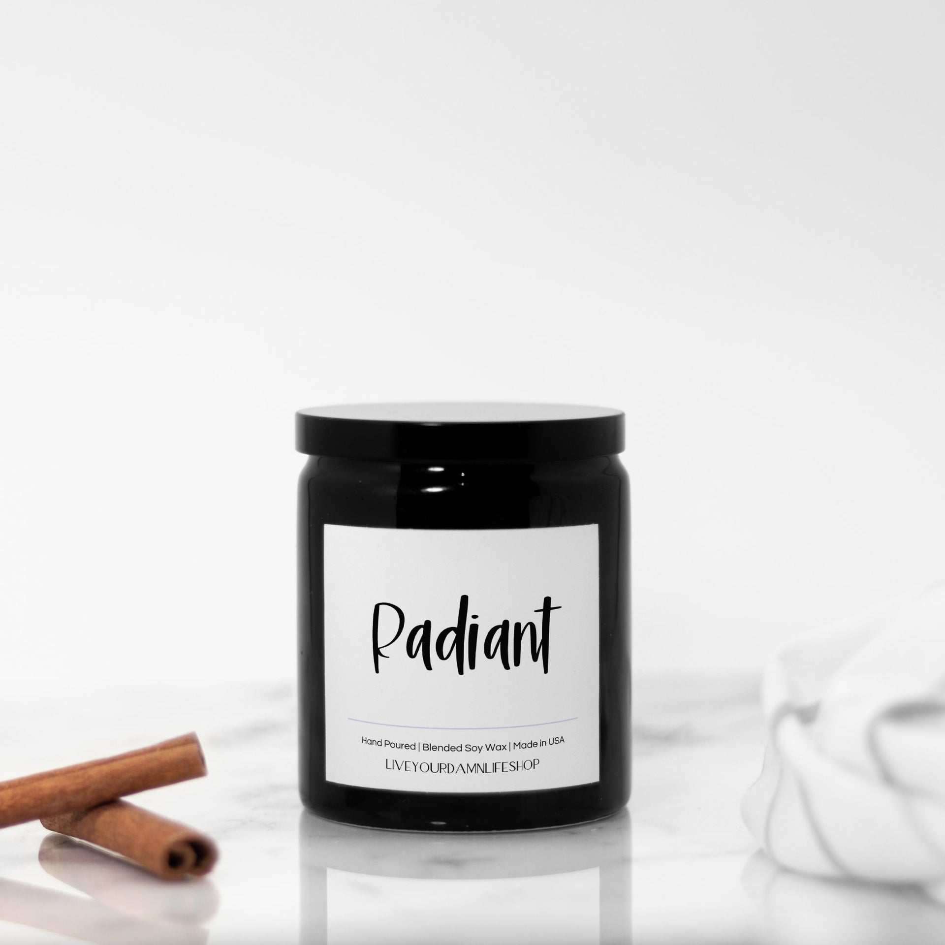 Radiant Word of the Year Ceramic Candle