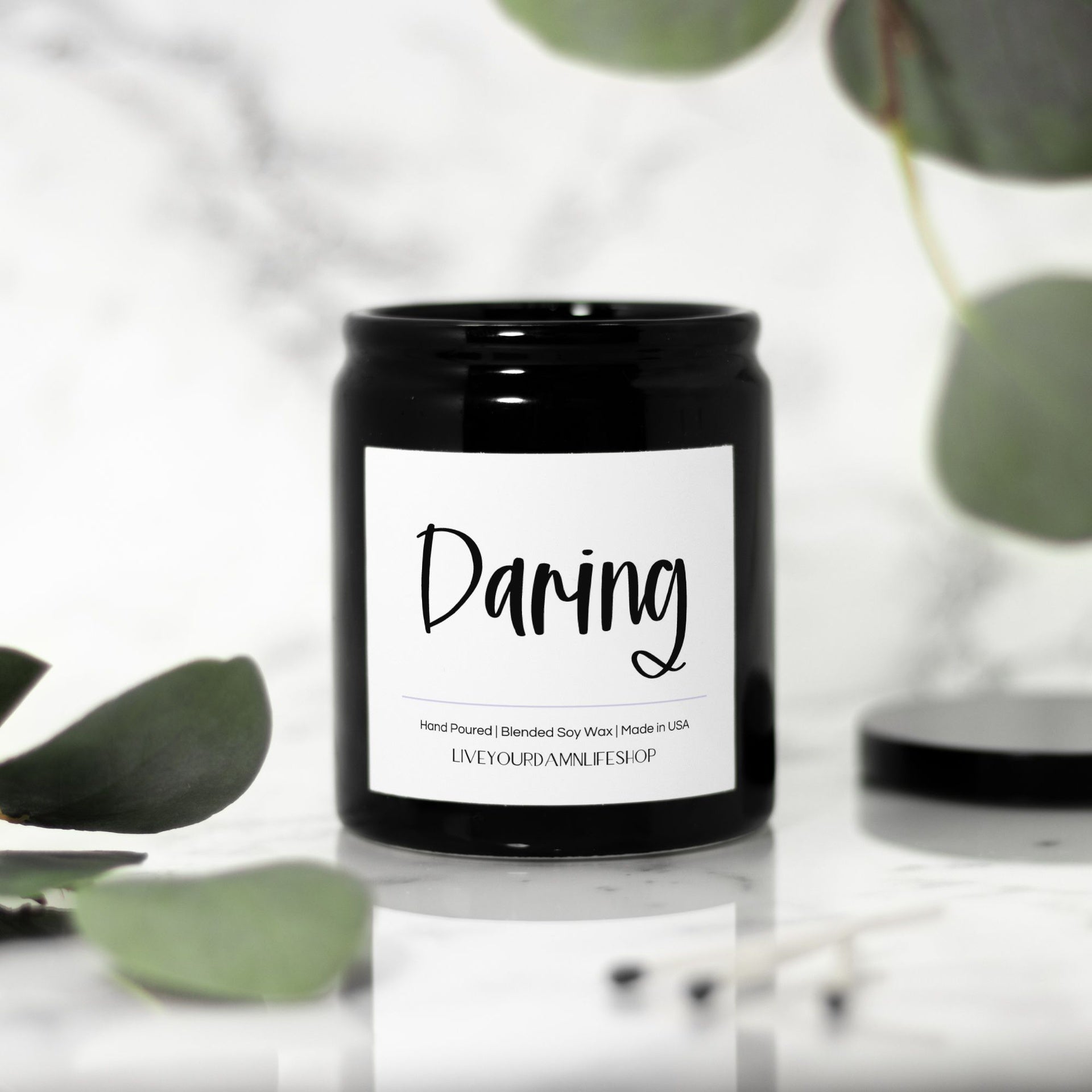 Daring Word of the Year Ceramic Candle