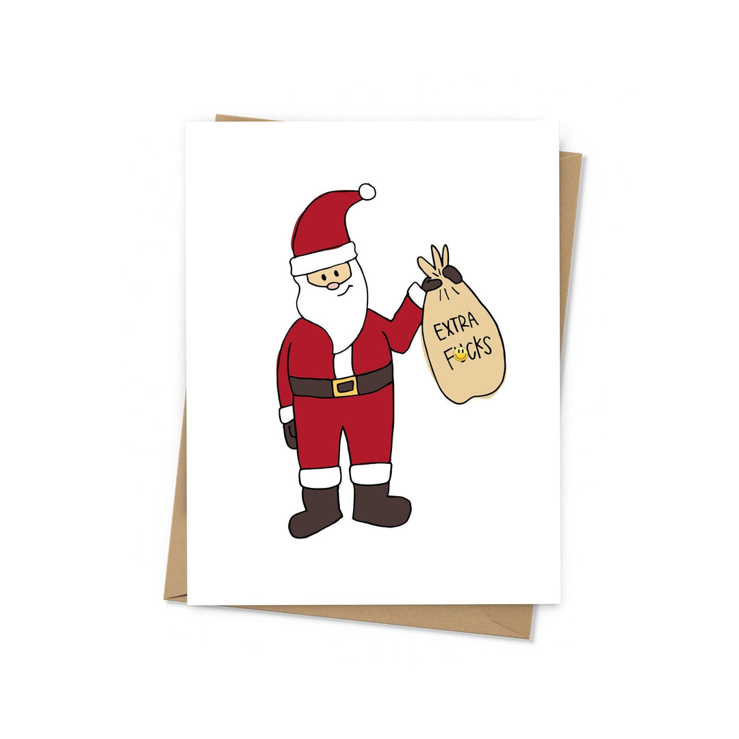 Santa's Extra Fucks Card
