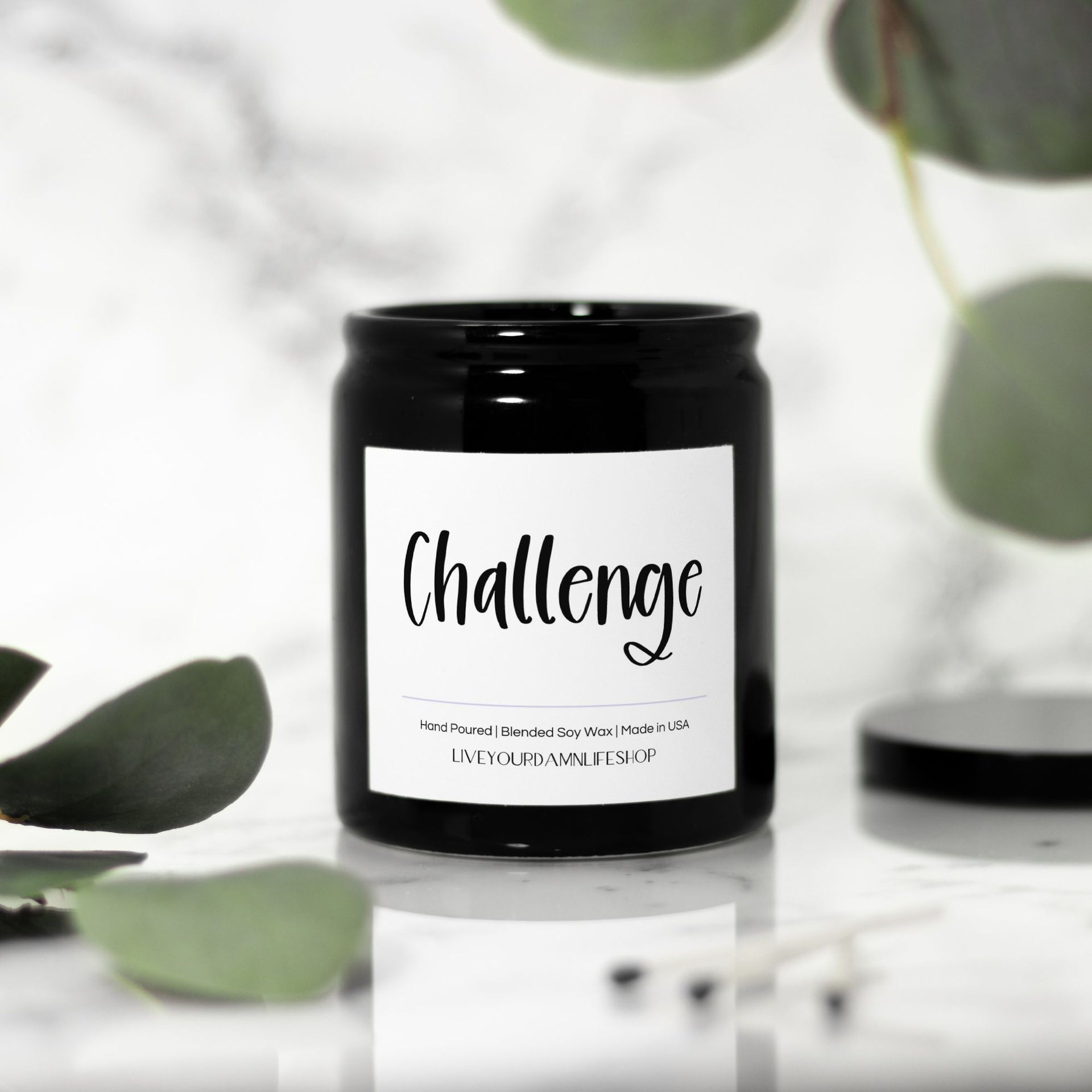 Challenge Word of the Year Ceramic Candle