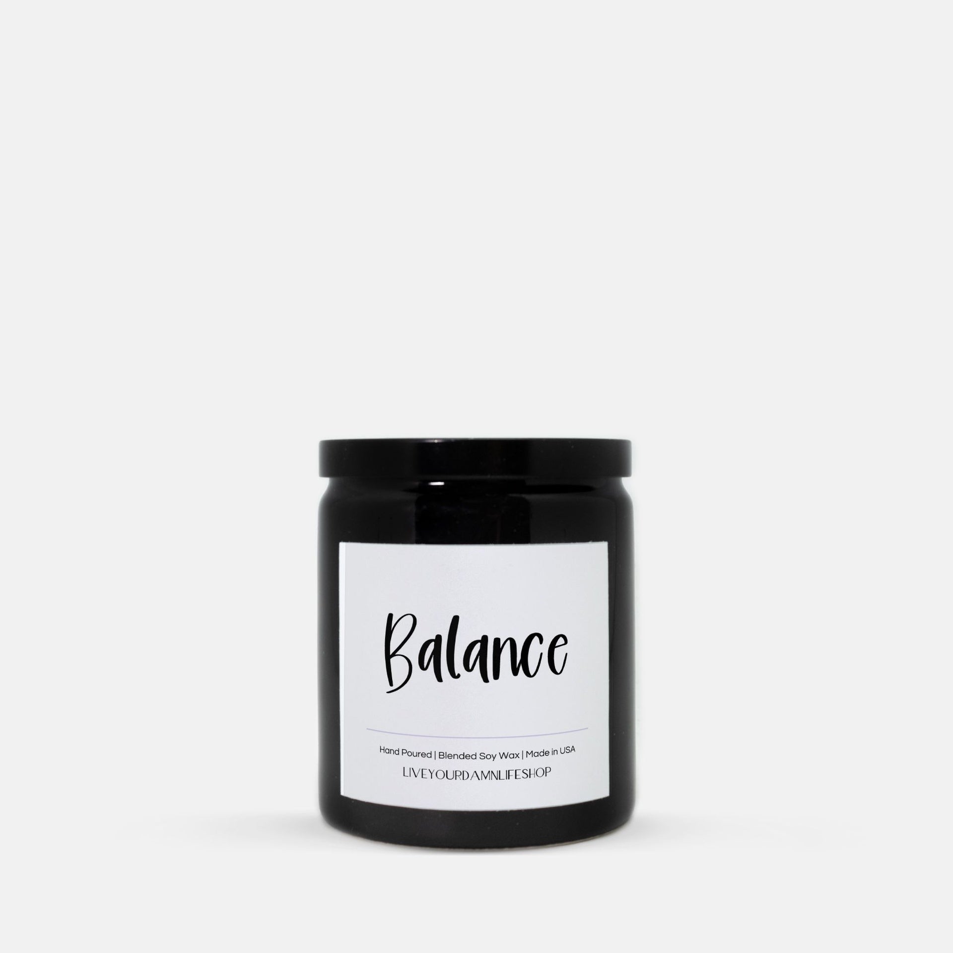 Balance Word of the Year Ceramic Candle