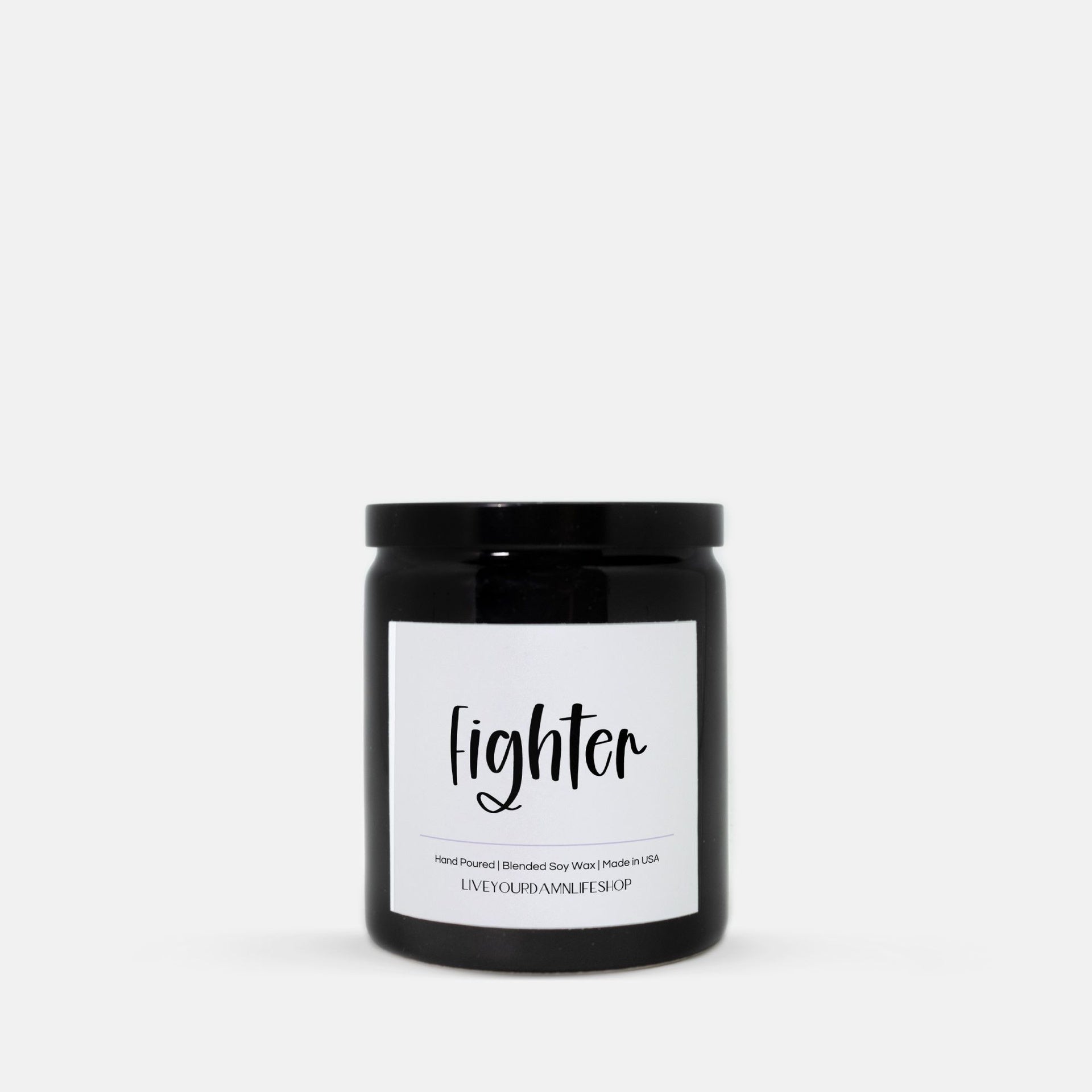 Fighter Word of the Year Ceramic Candle
