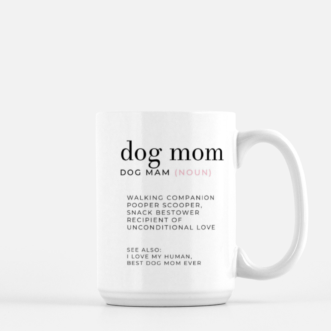 Dog Mom Definition Mug
